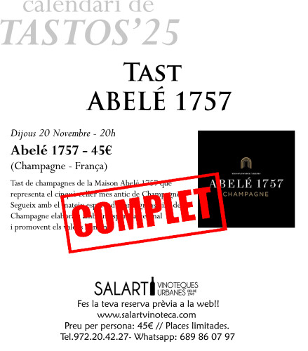 Tast ABELÉ 1757 Champagne